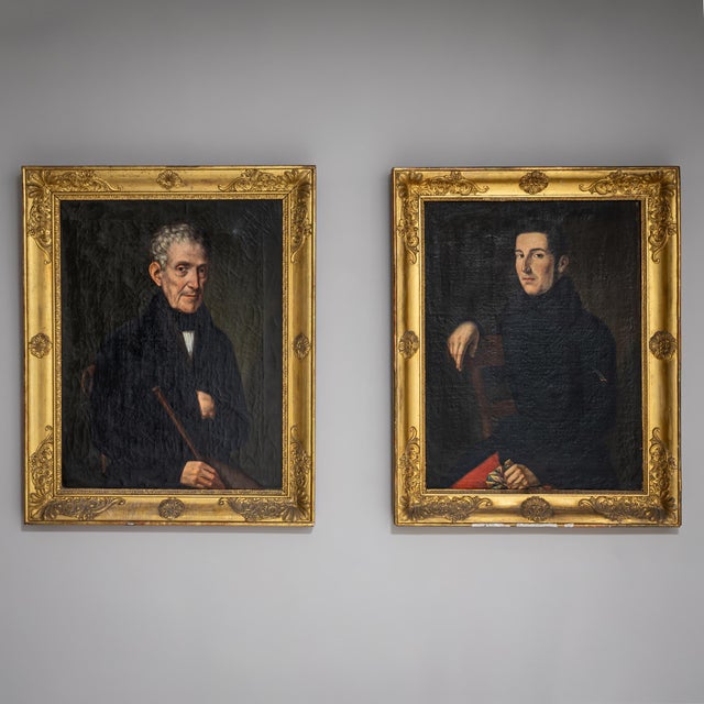 Biedermeier Artist, Portrait of a Young Man, Early 19th Century, Oil on Canvas For Sale - Image 10 of 12