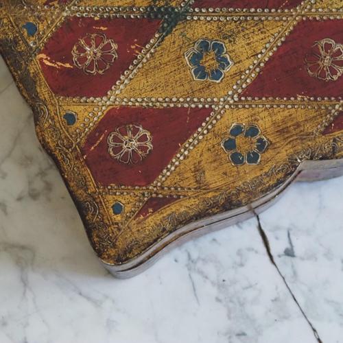 Historicist Florentine Wooden Box For Sale - Image 4 of 8
