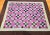 Violet Vintage American Amish “Nine Patch” Hand-Stitched Patchwork Quilt, 67" X 80" For Sale - Image 8 of 12