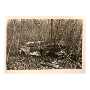 Nona HatayVintage Silver Gelatin Old Car Wreck Photographer Nona Hatay