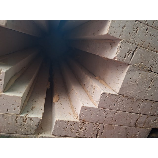 Travertine Argo Dining Table by Carlo Scarpa for Gavina, 1970s For Sale - Image 12 of 18