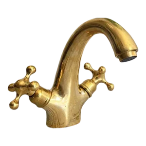21st Century Moroccan Brass Bathroom Sink Handmade Faucet
