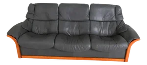 Late 20th Century Ekornes Leather Stressless Eldorado Sofa