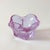 - Flower-shaped - Fuchsia pink color - Superb transparency of Murano glass, trinket tray/ashtray - Under fluorescent...