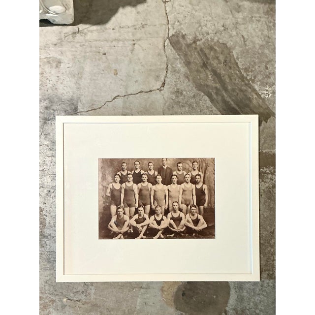 Add a distinguished touch of collegiate history to your walls with this captivating vintage photograph of the Yale...