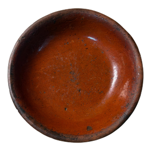 Antique Pennsylvania Redware Pie Plate, Circa 1850’s