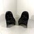 Early Edition Black Panton Chairs by Verner Panton for Herman Miller, 1960s, Set of 2 For Sale - Image 11 of 15