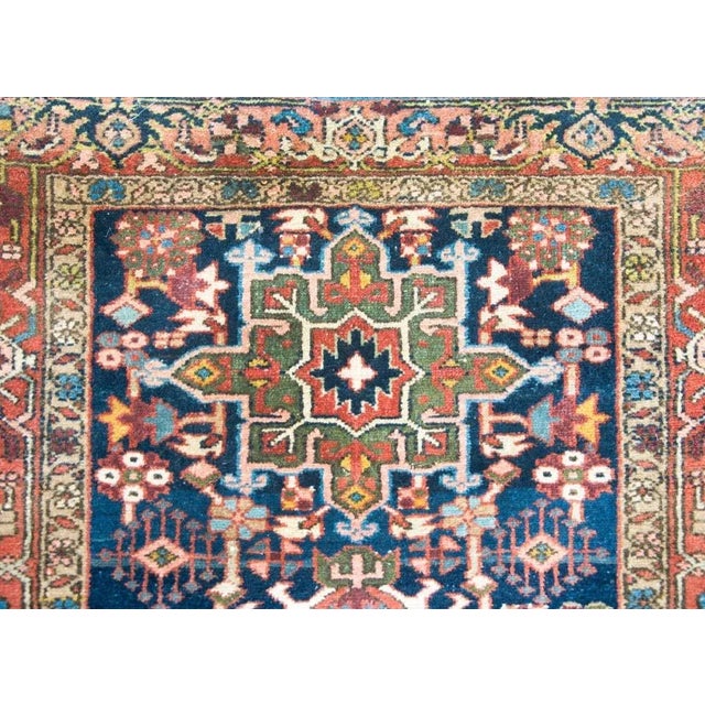 Early 20th Century Persian Heriz Rug For Sale - Image 11 of 12
