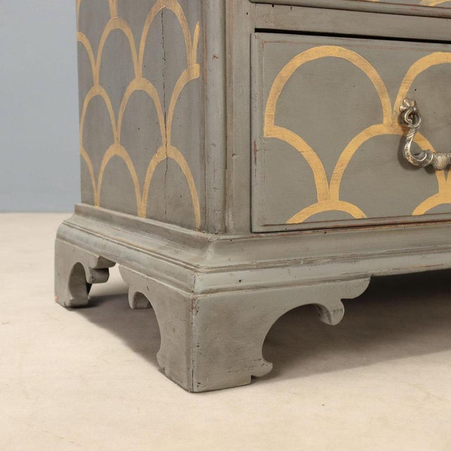 Mid-20th Century Lacquered Walnut Bureau For Sale - Image 10 of 14