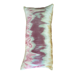 Tie-Dye Silk Decorative Pillow With Down Insert