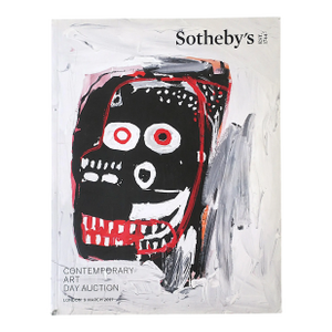 Sotheby's London 2017 Basquiat Cover Contemporary Art Catalog Book
