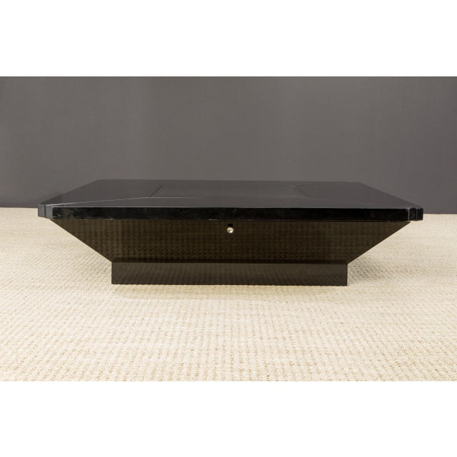 Metal Coclea' Convertible Cocktail / Dining Table by Maison Jansen, c. 1970 For Sale - Image 7 of 12