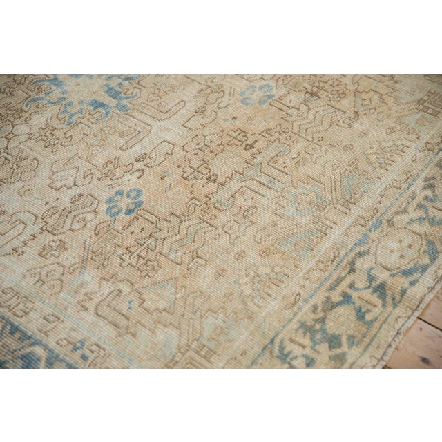 Vintage Distressed Heriz Square Carpet - 5'10" x 6'6" For Sale - Image 10 of 10