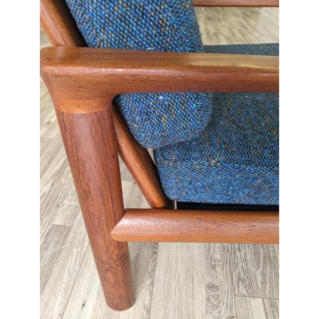 Mid-Century Modern 1960s Danish Modern Komfort Lounge Chair and Ottoman For Sale - Image 3 of 12