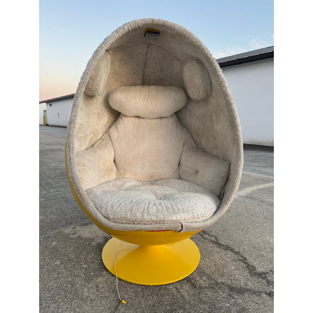 Iconic “Ovalia” egg chair designed by Henrik Thor-Larsen and produced by Torlan AB in the late 1960s. Introduced in 1968,...