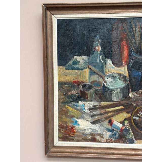 C.A.P., Still Life, 1936, Oil on Canvas, Framed For Sale - Image 12 of 15