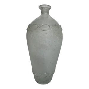 1980s Roman Amphora Style Scavo Murano Glass Urn by Seguso