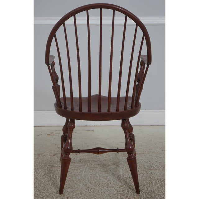 Dr Dimes Crackle Painted Finish Windsor Armchair For Sale - Image 4 of 18
