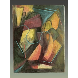 Foltyn Frantisek. (1891-1976). Abstract Composition. Modern gouache For Sale