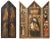 Important Triptic Florentine School (Italy) 16th Century For Sale - Image 4 of 5