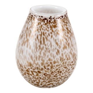 1970s Mid-Century Mantorp Glasbruk Swedish Confetti Art Glass Vase For Sale