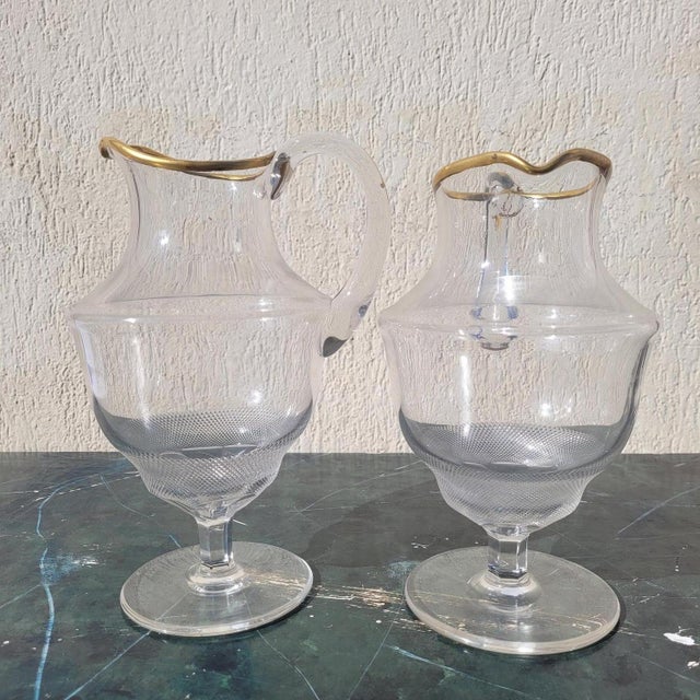 Large 20th Century Glasses and Carafes, Italy, Set of 13 For Sale - Image 18 of 18