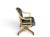 Vintage McGuire Louis XVI Swivel-Tilt Desk Chair in Green Leather For Sale - Image 9 of 18