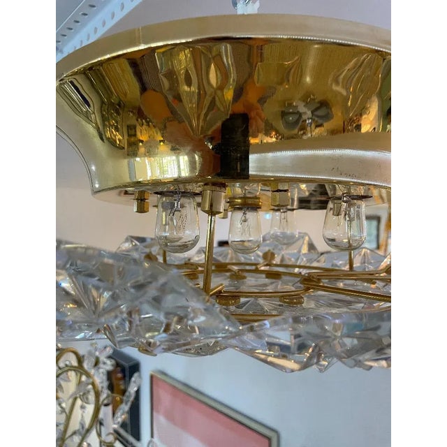 Flush Mount Chandelier by Kinkeldey For Sale - Image 10 of 12
