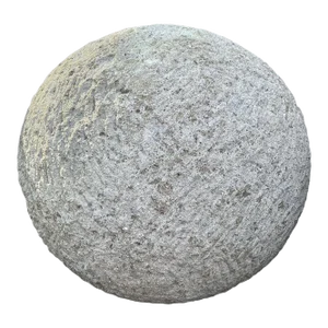 Vintage Rustic Stone Garden Sphere 20"