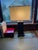 This is a pair of vintage lamps from about 2001. They are contemporary with clean modern lines. They are in great working...