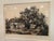 Vintage Etching Print "Gullstua" by Norwegian Artist Christian Christensen. Print number 18. This scene depicts a...