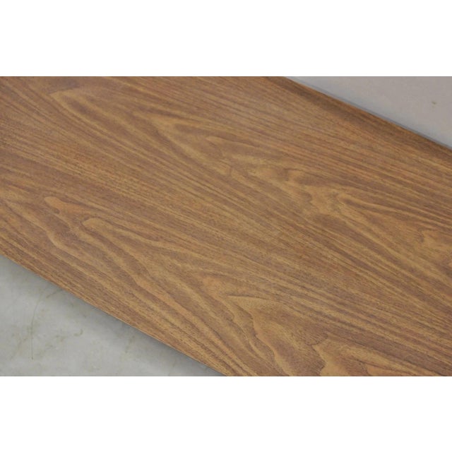 Wood Lane Mid Century Modern 56" Long Surfboard Laminate Top Coffee Table With Drawer For Sale - Image 7 of 11