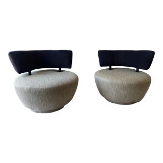1970s Kagan-inspired Swivel Chairs For Sale