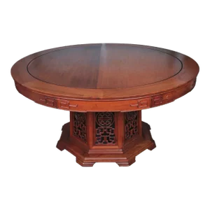 Rosewood Round Ming Dining Table