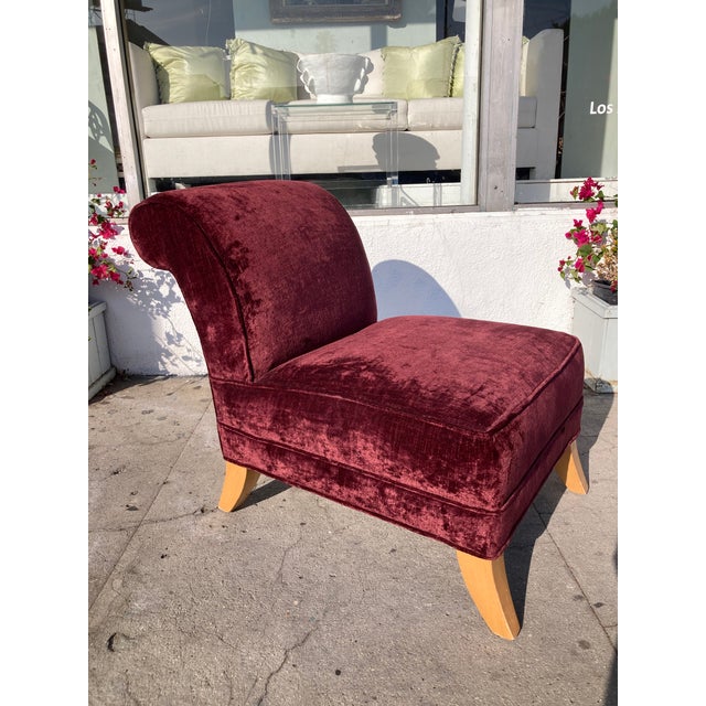 Todd Hase Designed Queen Abigail Slipper Chair For Sale - Image 9 of 13