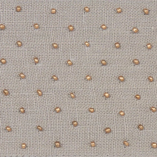 Contemporary Sample - Schumacher Northern Lights Beaded Tape in Grey For Sale - Image 3 of 4