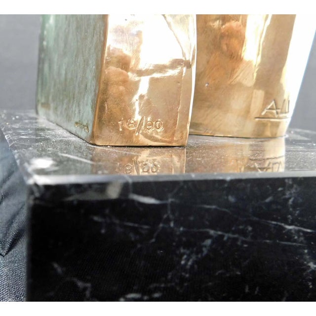 "Maternite" Bronze Sculpture by Sunol Alvar Hand signed by the artist Base Size: 6 1/4" x 5.5" x 1.5" High: 14" Edition...