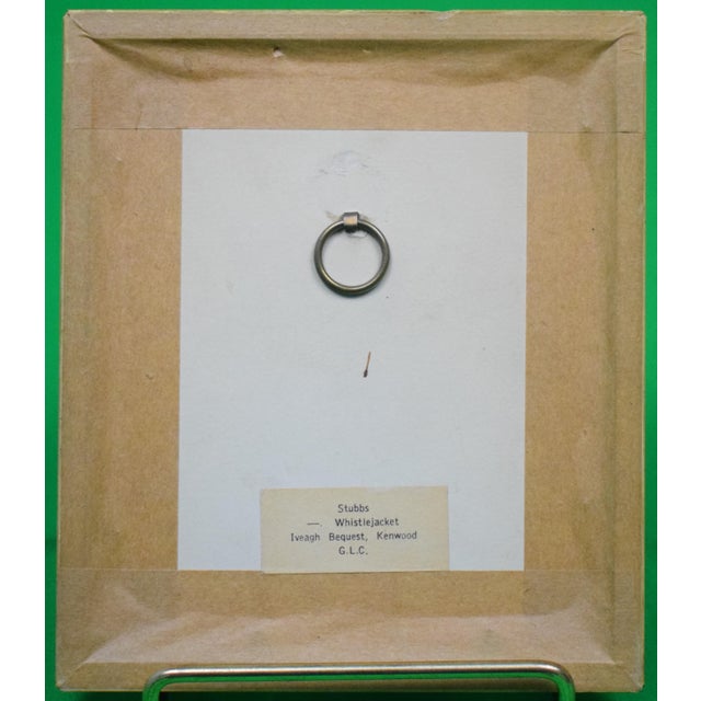 Frame Sz: 5 1/2"H x 4 3/4"W Whistlejacket is an oil-on-canvas painting from about 1762 by the British artist George Stubbs...