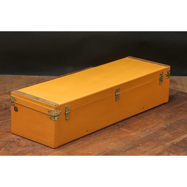 Orange Trunk from Brand Moynat For Sale - Image 3 of 10