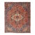 Colorful Antique Persian Heriz-Serapi With Geometric Medallion Design 9'5" X 12'0" For Sale