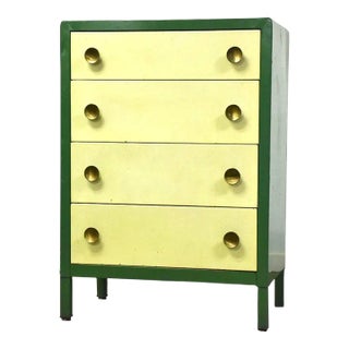 Norman Bel Geddes Metal Dresser For Sale