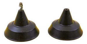 Vintage Industrial Pendant Lamps, Set of 2