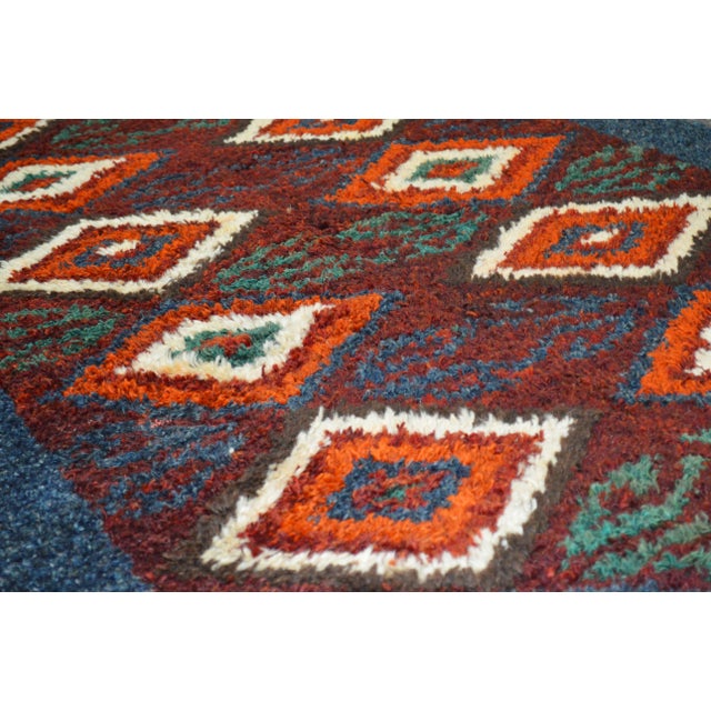 Vintage Uzbek Julkyr tribal hand knotted runner rug with natural colors and fine weave.