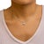 Haus of Brilliance Sterling Silver 1/2 Cttw Princess-Cut Diamond 4 Stone Pendant Necklace For Sale - Image 4 of 5