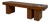 Italian Modern Wooden Bench with Metal Flowerpot, 1970s For Sale