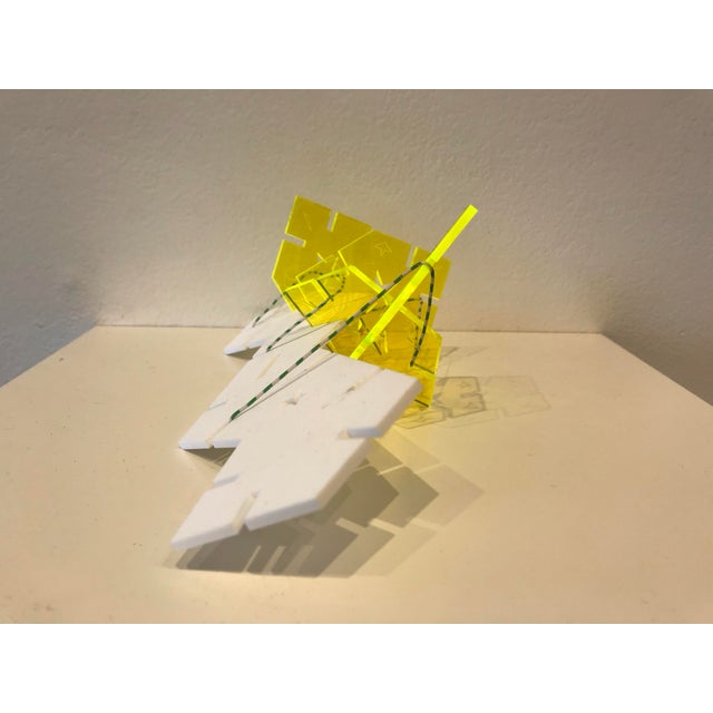 Three Dimensional Light Sculpture by Franz Betz, “Green Park Ride” For Sale - Image 4 of 5