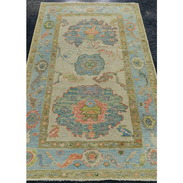 Turkish Oushak Rug 2'10"x 5'11" #20115 Explore a curated collection of hallway runners, wool rugs, and handmade...
