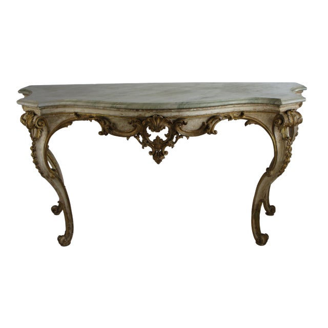 Late 18th Century Italian Console Table For Sale