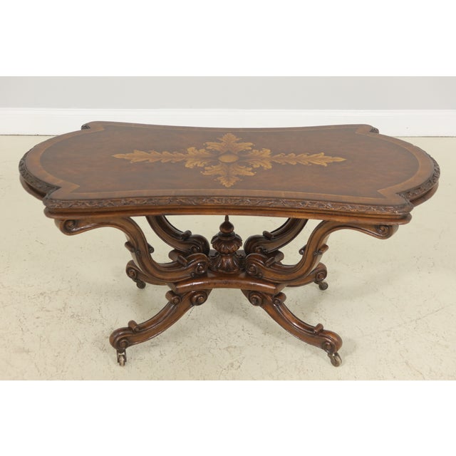 John Richard European Crossroads Walnut Coffee Table Chairish