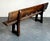 Vintage 18th Century Carved Plank Bench For Sale - Image 4 of 12